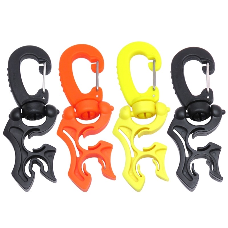 Diving Hose Holder Diving Hose Regulator with Clip, Diving Hose Retainer Buckle