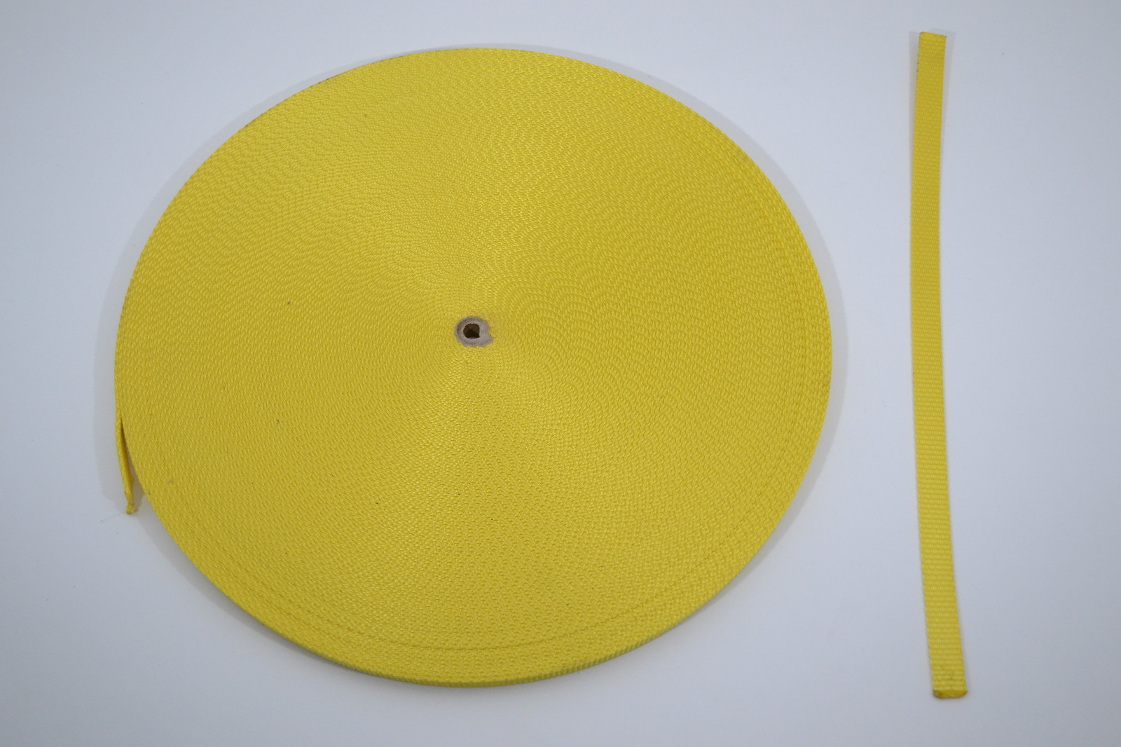 Webbing - 1/2" x 35 ft- Light Weight Nylon - Yellow (H59)