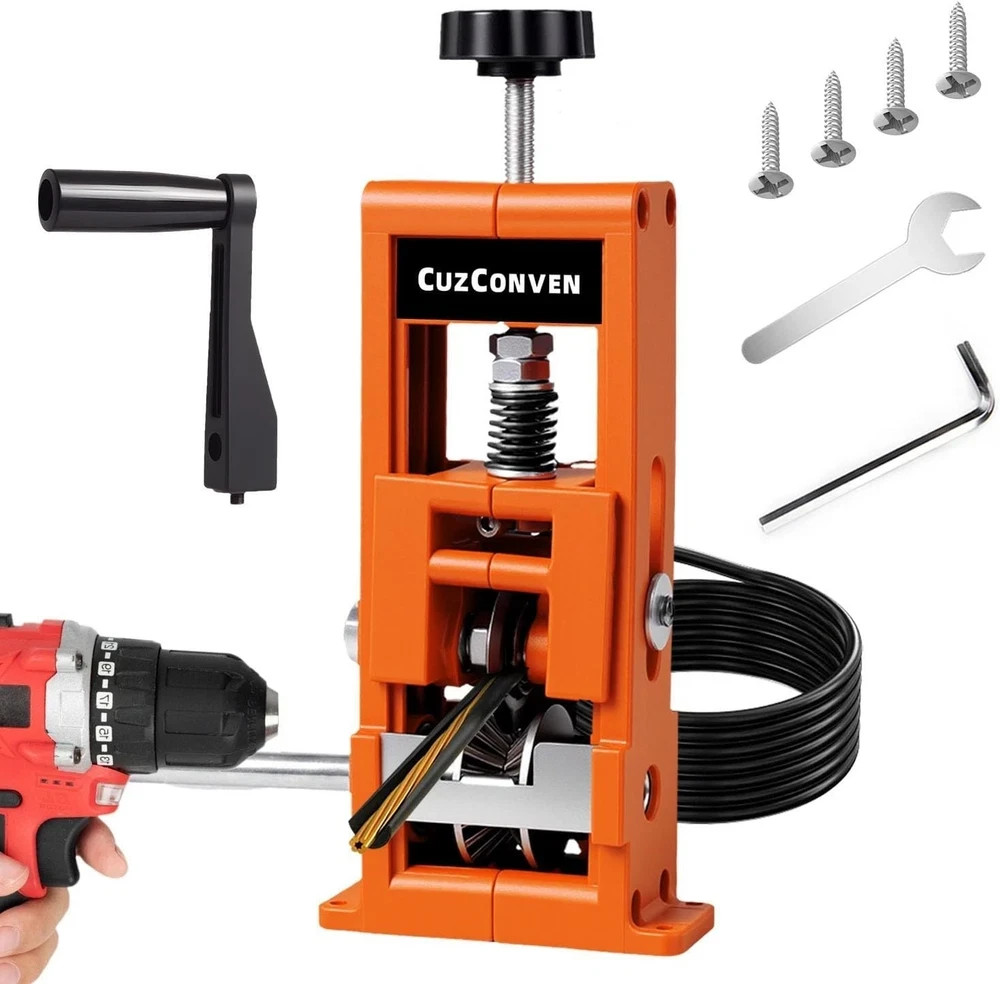 Wire Stripper Machine,0.04-1 Inch Scrapping Copper Wire Peeler Machine, Drill...