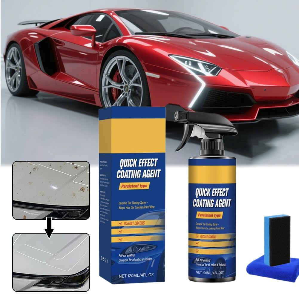 2X Sopami Spray Car,Car Polish,Quick E Ffect Coating Agent,Rep AirsScratches