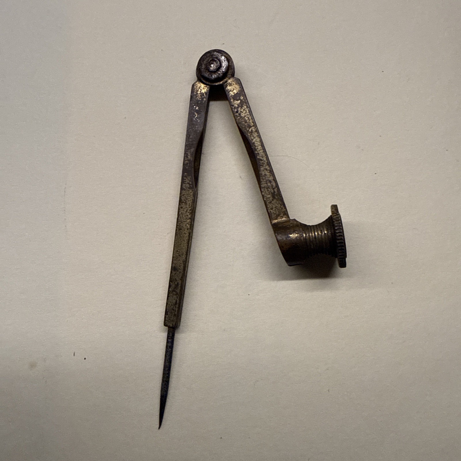 Antique brass drawing compass