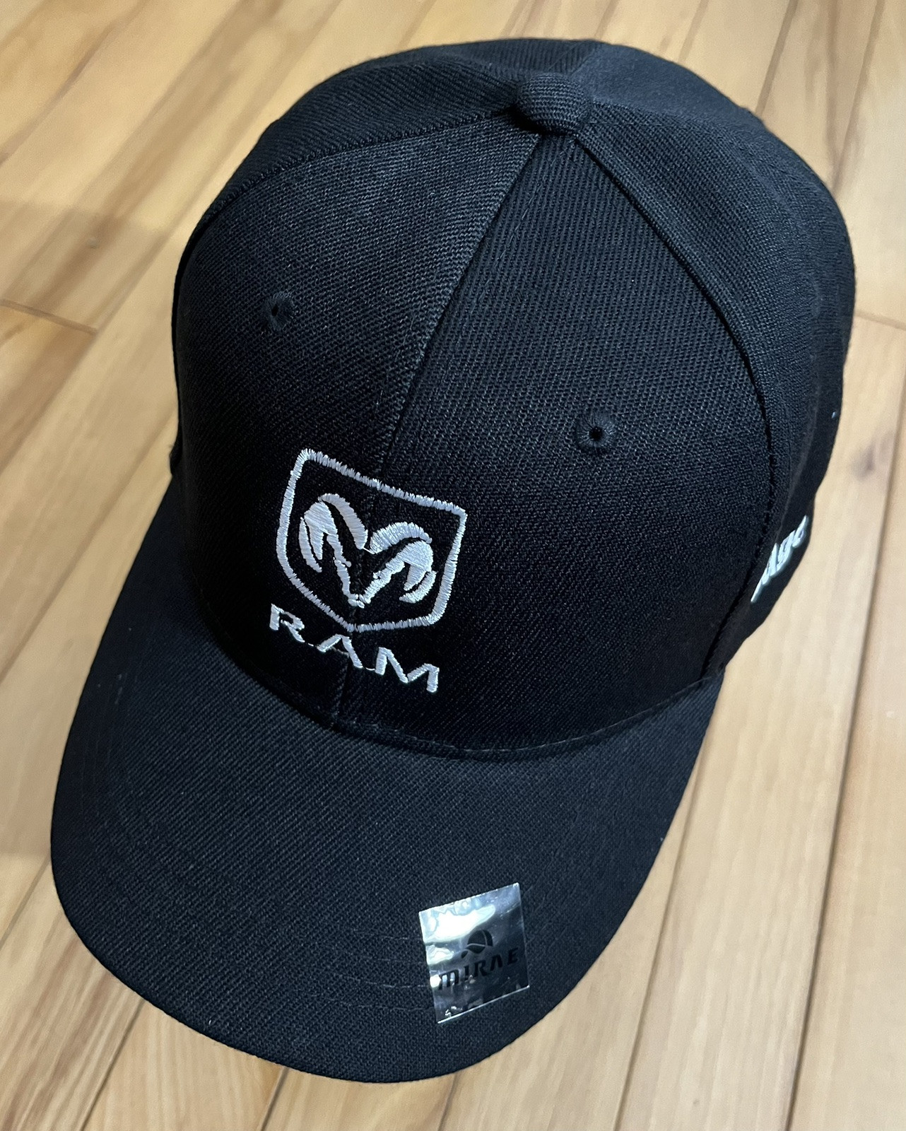 Auto Dodge RAM Embroidered Symbol Baseball Cap(Black) Hat Men Outdoor Sports.