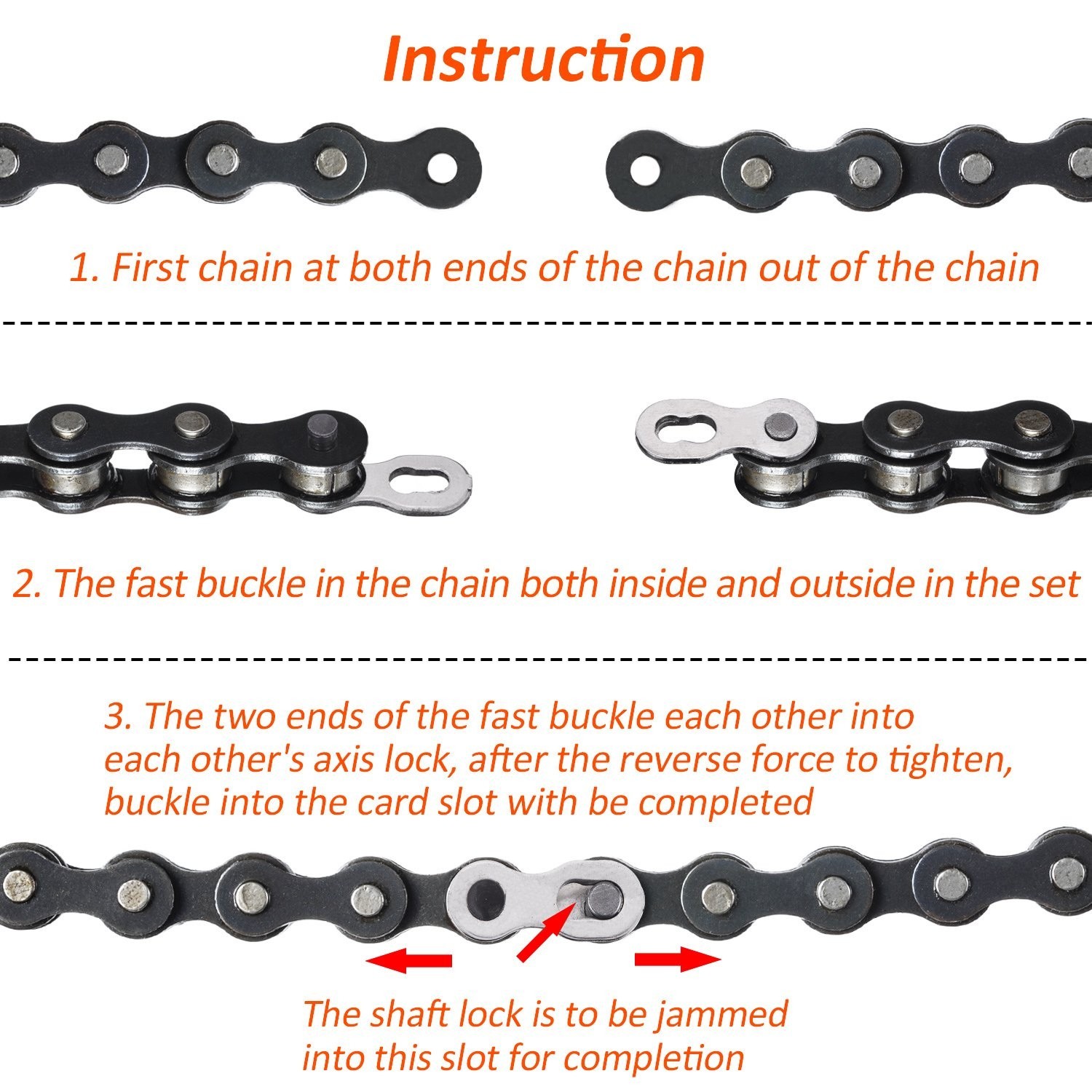 8 Pairs Bicycle Missing Link for 6 7 8 Speed Chain Master Link for Bicycle Chain