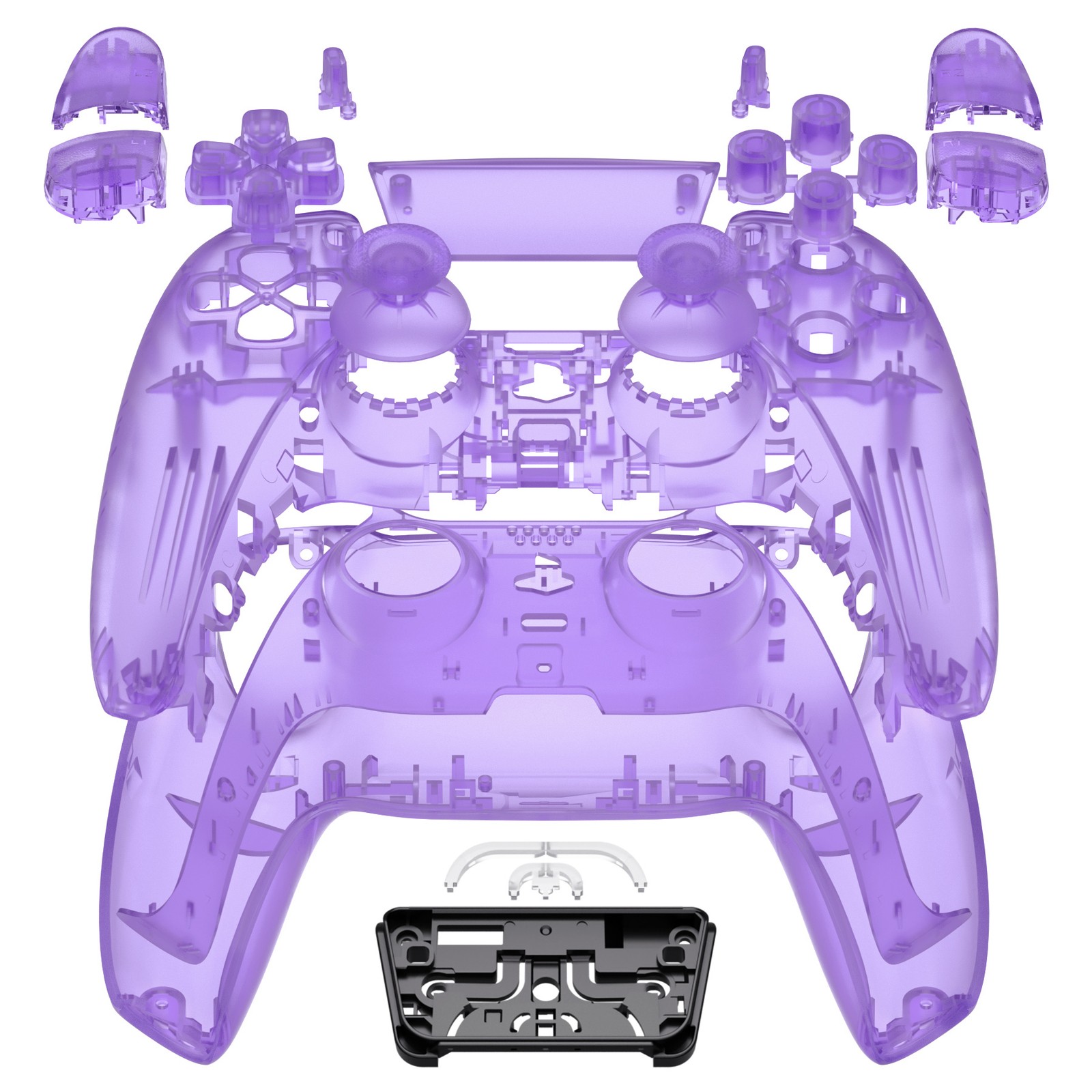 Replacement Full Set Shell Buttons Touchpad Cover Trim Shell For PS5 Controller