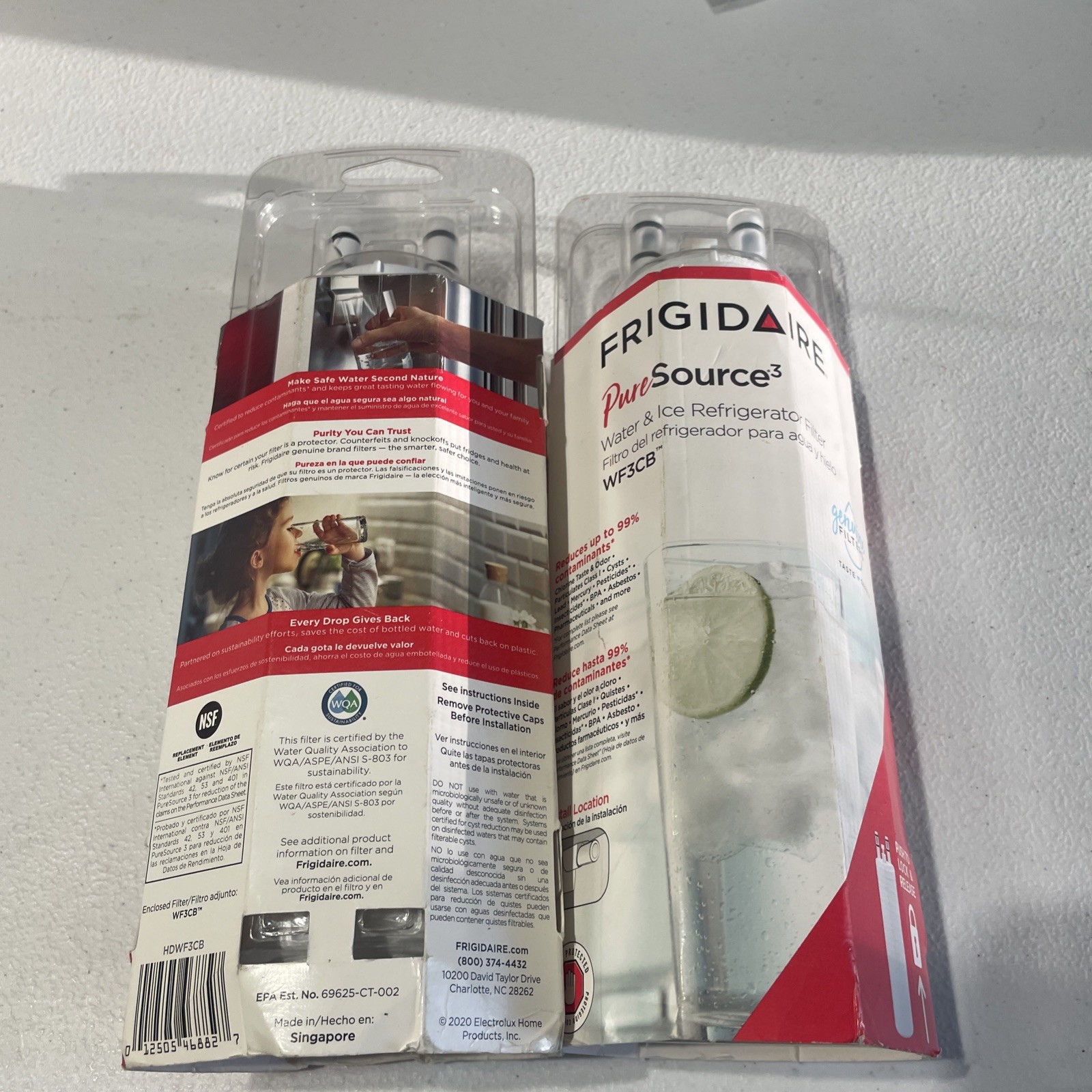 Frigidaire (2-Pack) WF3CB Puresource3 Refrigerator Water Filter White
