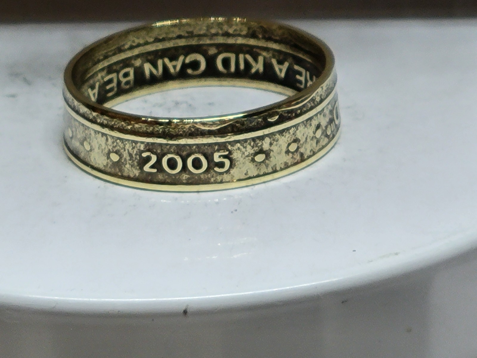 CHUCK e CHEESE - 2005 - Size 11 Token Coin Ring