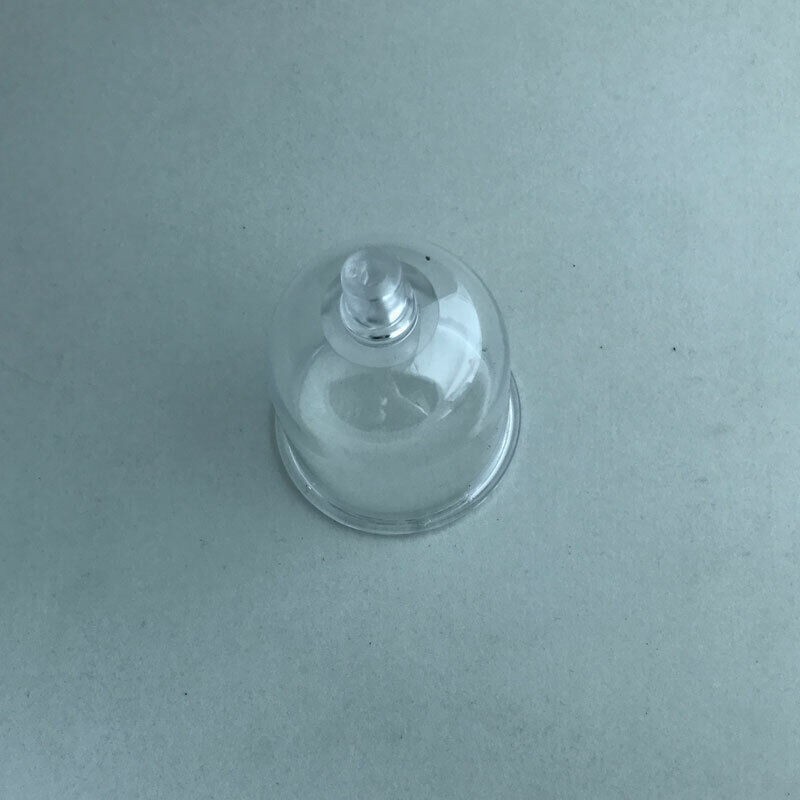 1Pair 4.5 cm Vacuum Cupping Cups Replacement With Pipe For Vacuum Spray Machine