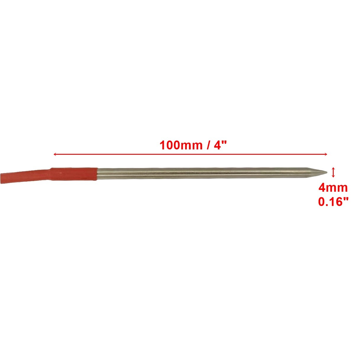 Sharp RTD PT100 Meat Temperature Sensor Probe with 2m High Temperature Cable