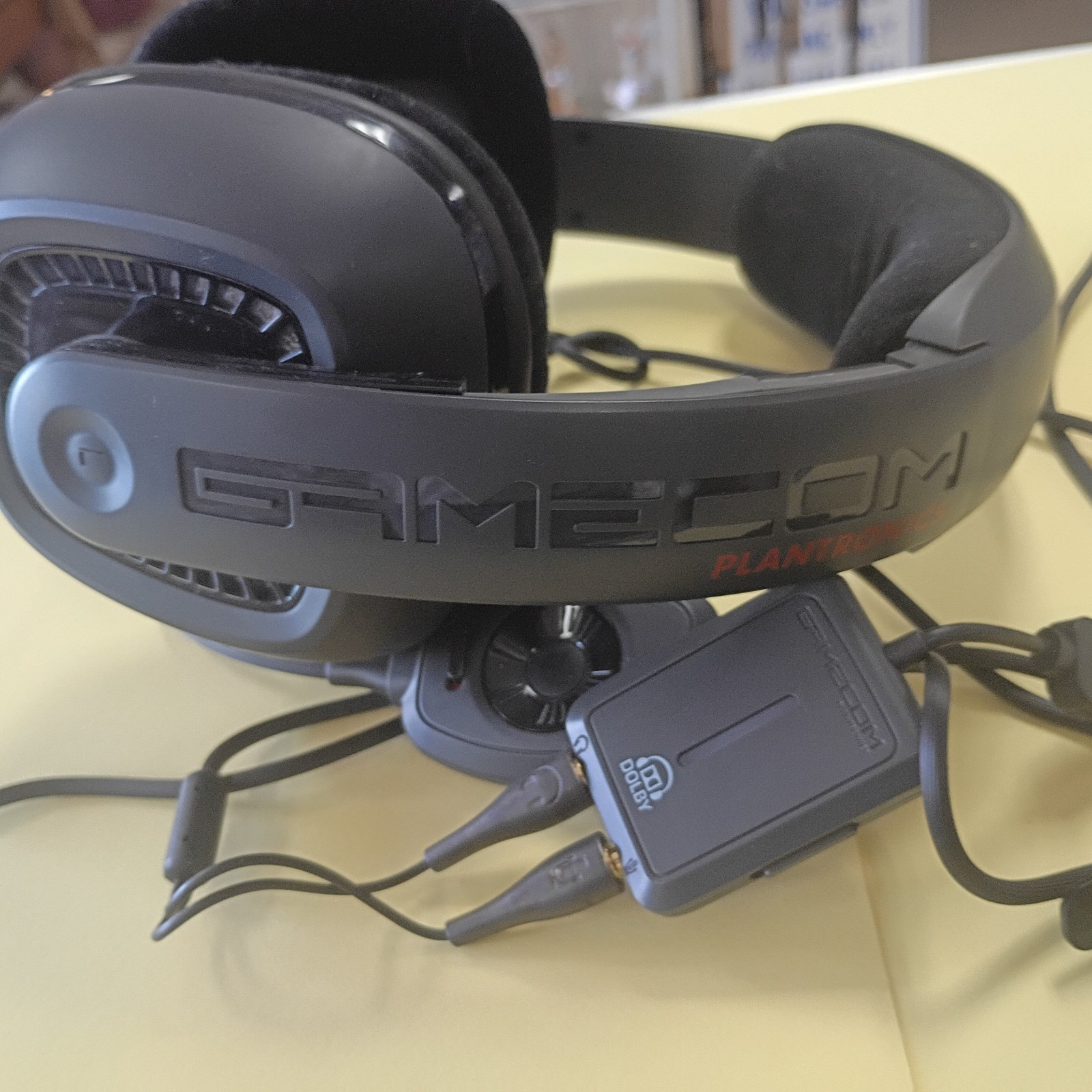 Plantronics GameCom 367 Stereo Gaming Headset - Tested And Working