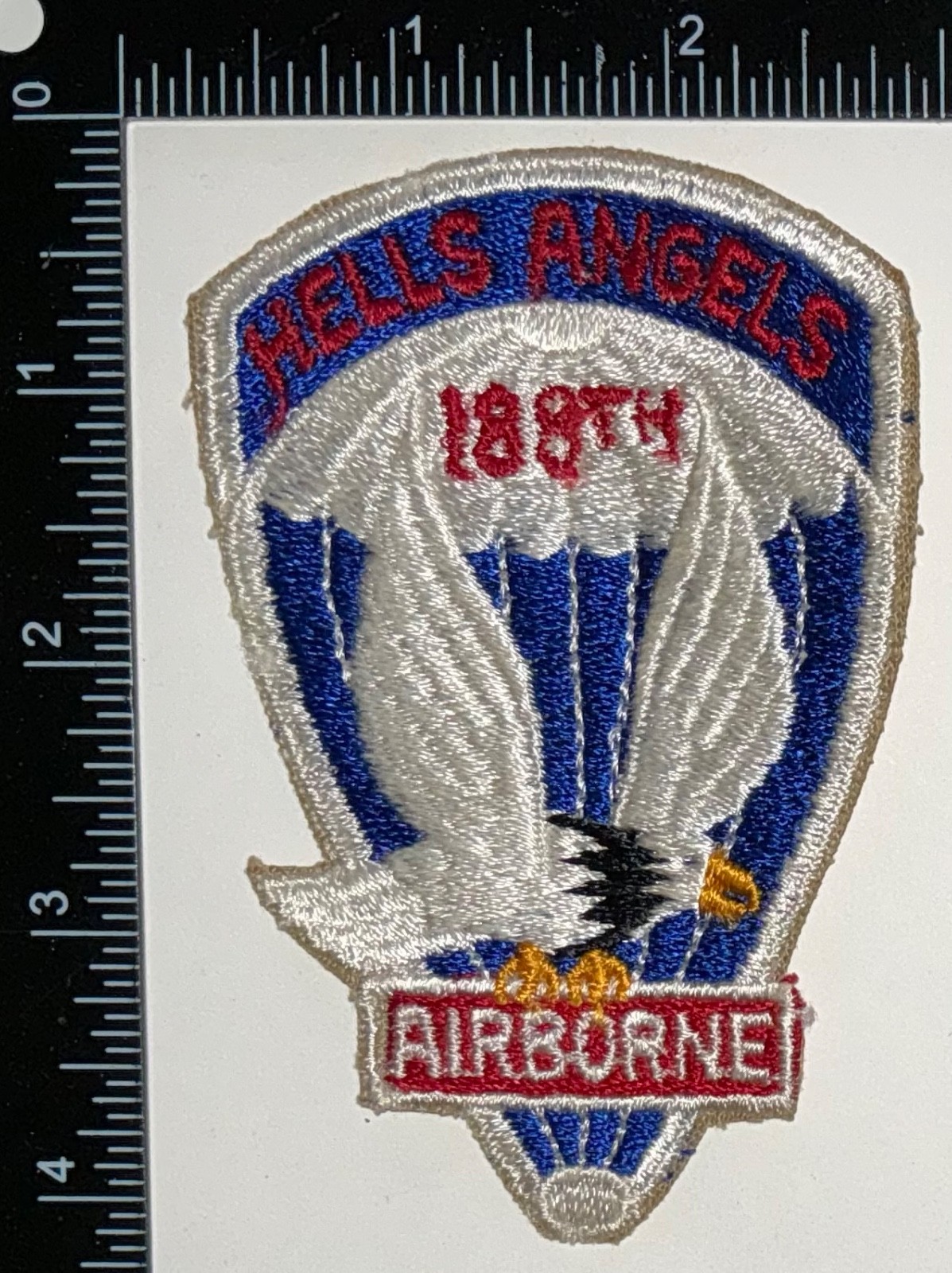 WWII US Army 188th Airborne Parachute Infantry Regiment Hells Angels Patch