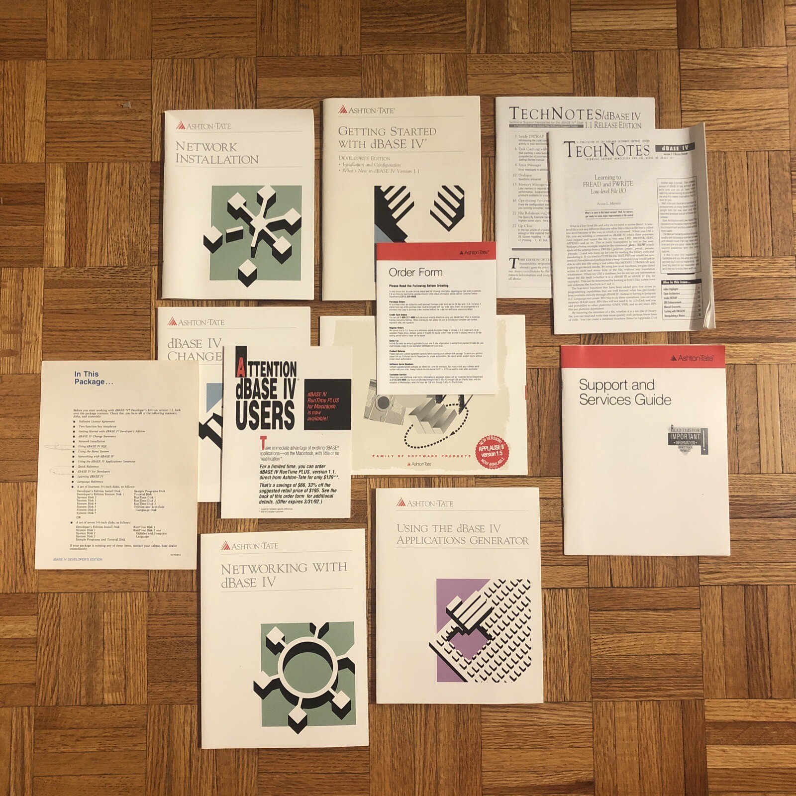 Ashton-Tate dBase IV Developer's Edition Version 1.0 For DOS - Open Box