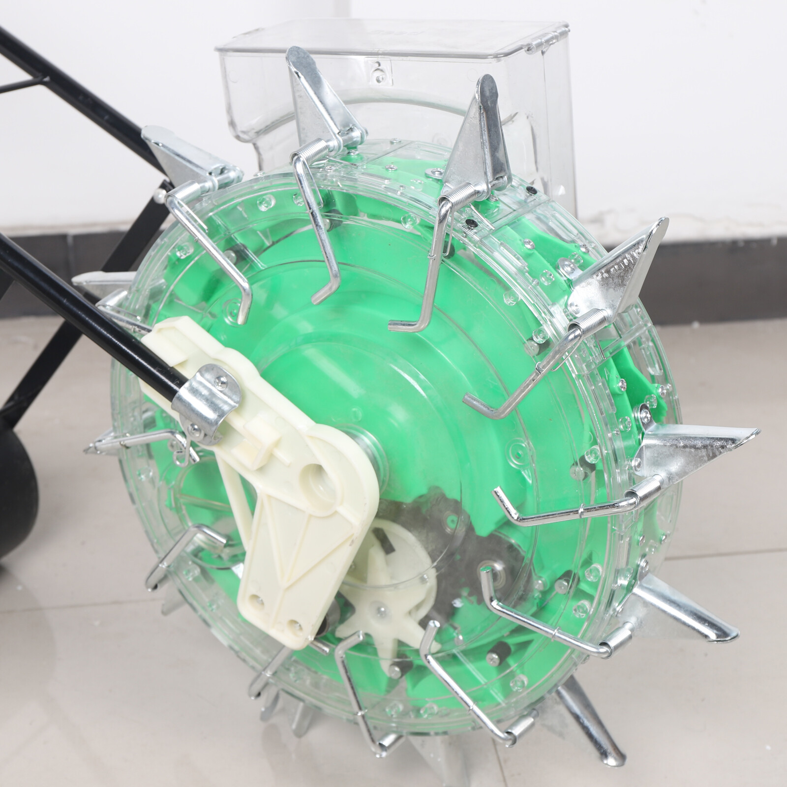 Hand-push Roller Seeder Peanut Corn Fertilizer Applicator Manual Seeding Tool US