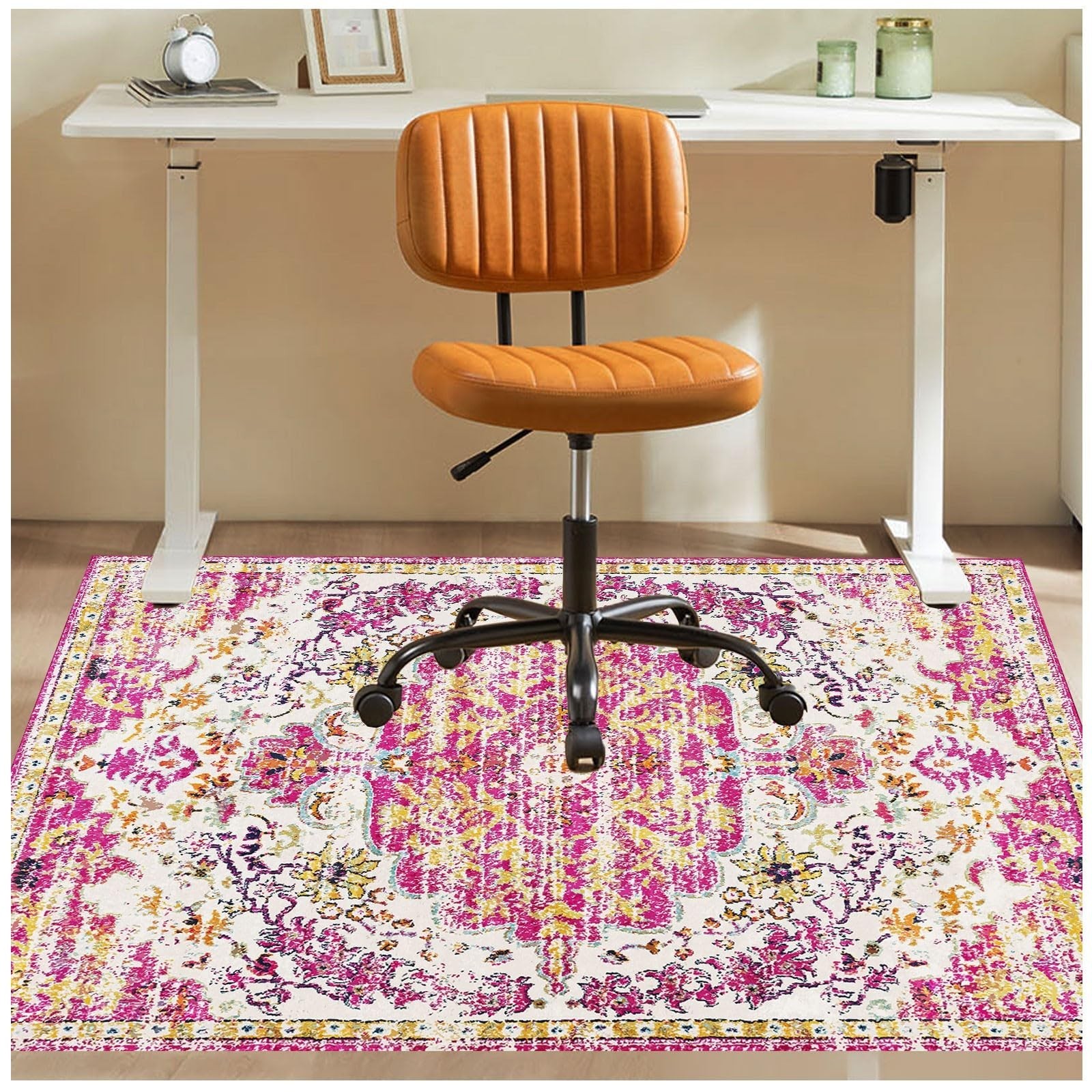 Office Chair Mat for Hardwood Floor, 36"x48" Anti-Slip Desk Chair Mat for Har...