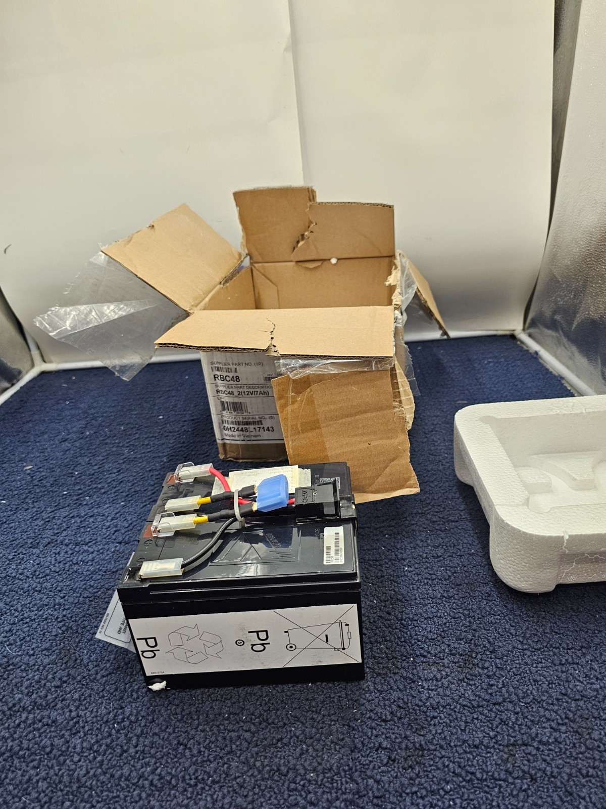 APC UPS Battery Replacement RBC48, for APC Smart-UPS SMT750, SMT750US, SUA750