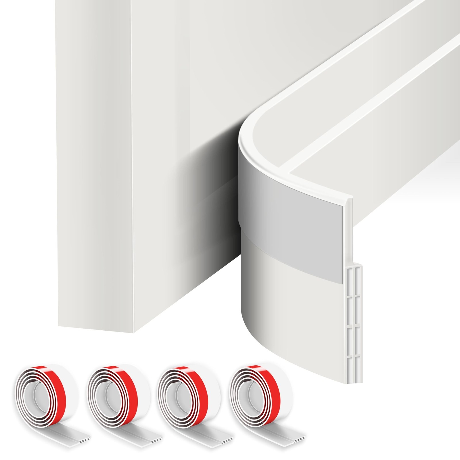 Sightor Door Draft Stopper, 4 Pack Under the Door Draft Blocker | Under Door ...