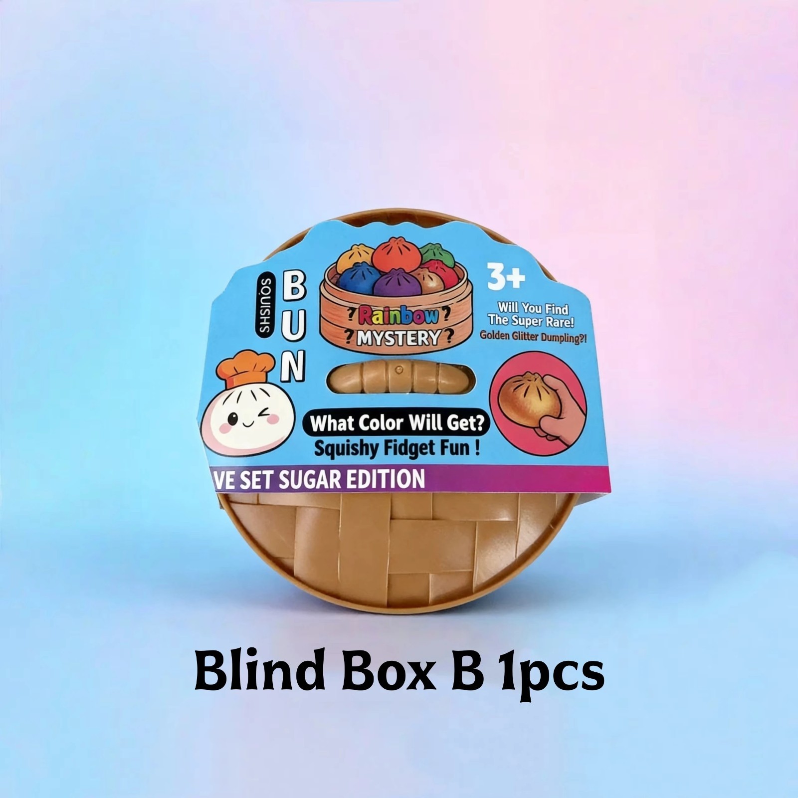 Rare Viral Squishy Bun Rainbow Mystery Dumpling NEW Sealed