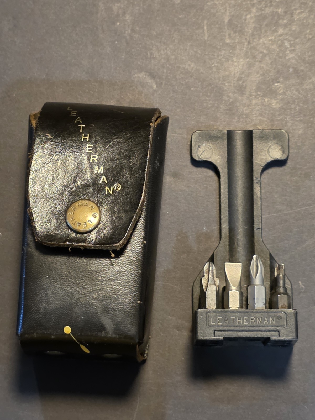 Vtg Leatherman Tool Adapter Case Sheath Plastic Bit Holder Organizer Caddy Bits