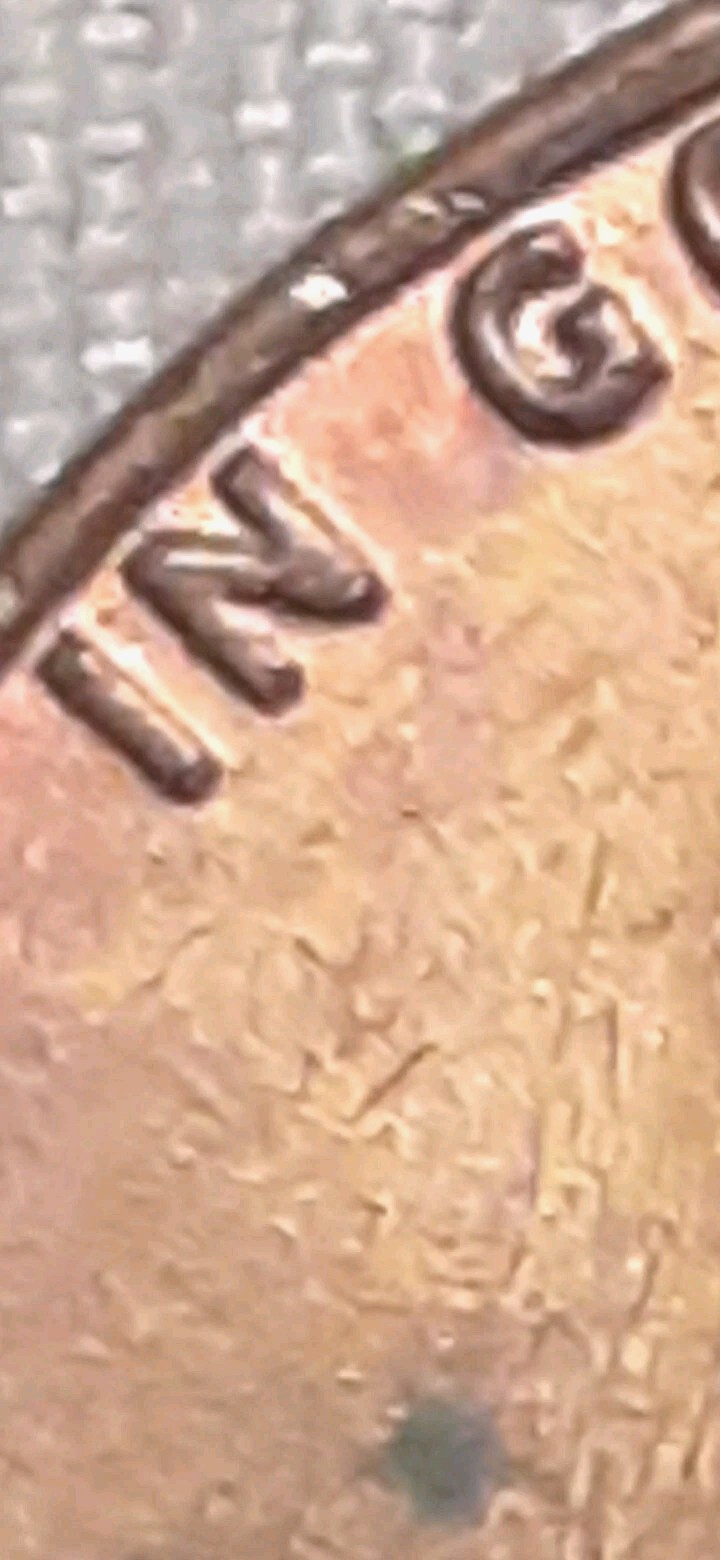 1982 Lincoln Cent Large Date DDO Off Centered Strike BU Red Error Coin