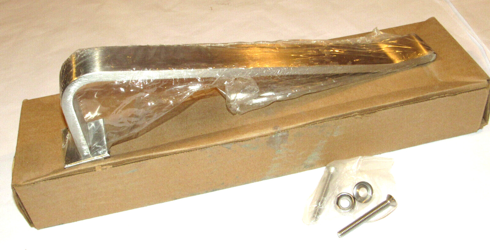 NEW ROCKWOOD R101LPB STAINLESS STEEL DOOR TRIM PROTECTOR BAR! COMMERCIAL DUTY!