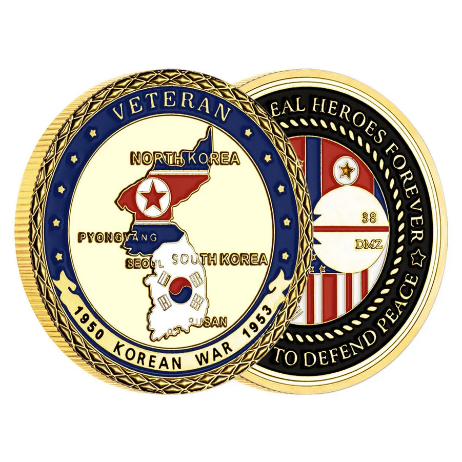 Military Korean War Challenge Coin Collectable Commemorative Armed Forces 1-pc b