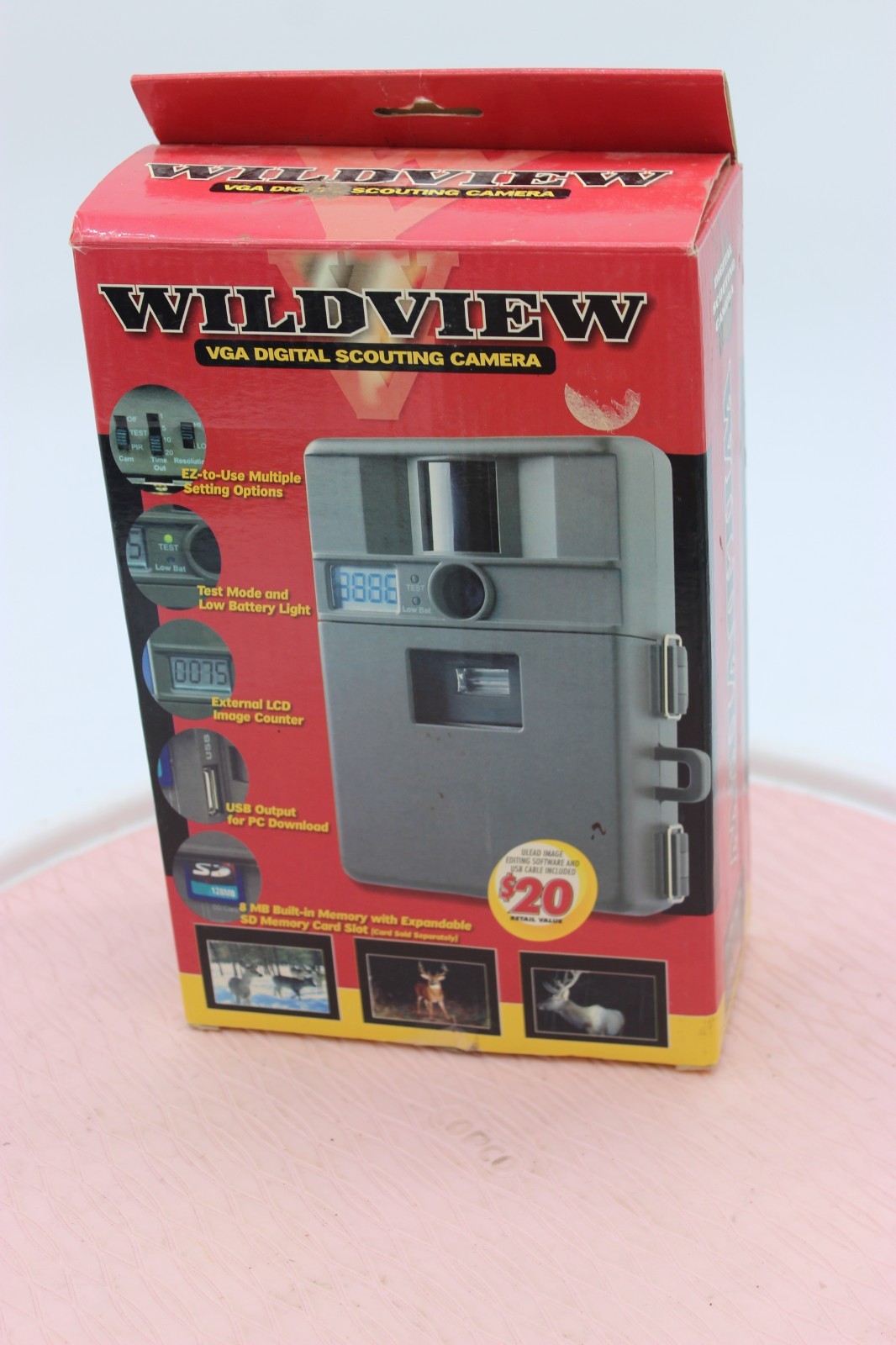 WildView STC-TGL1 Game Scouting Camera Power Tested with sd card