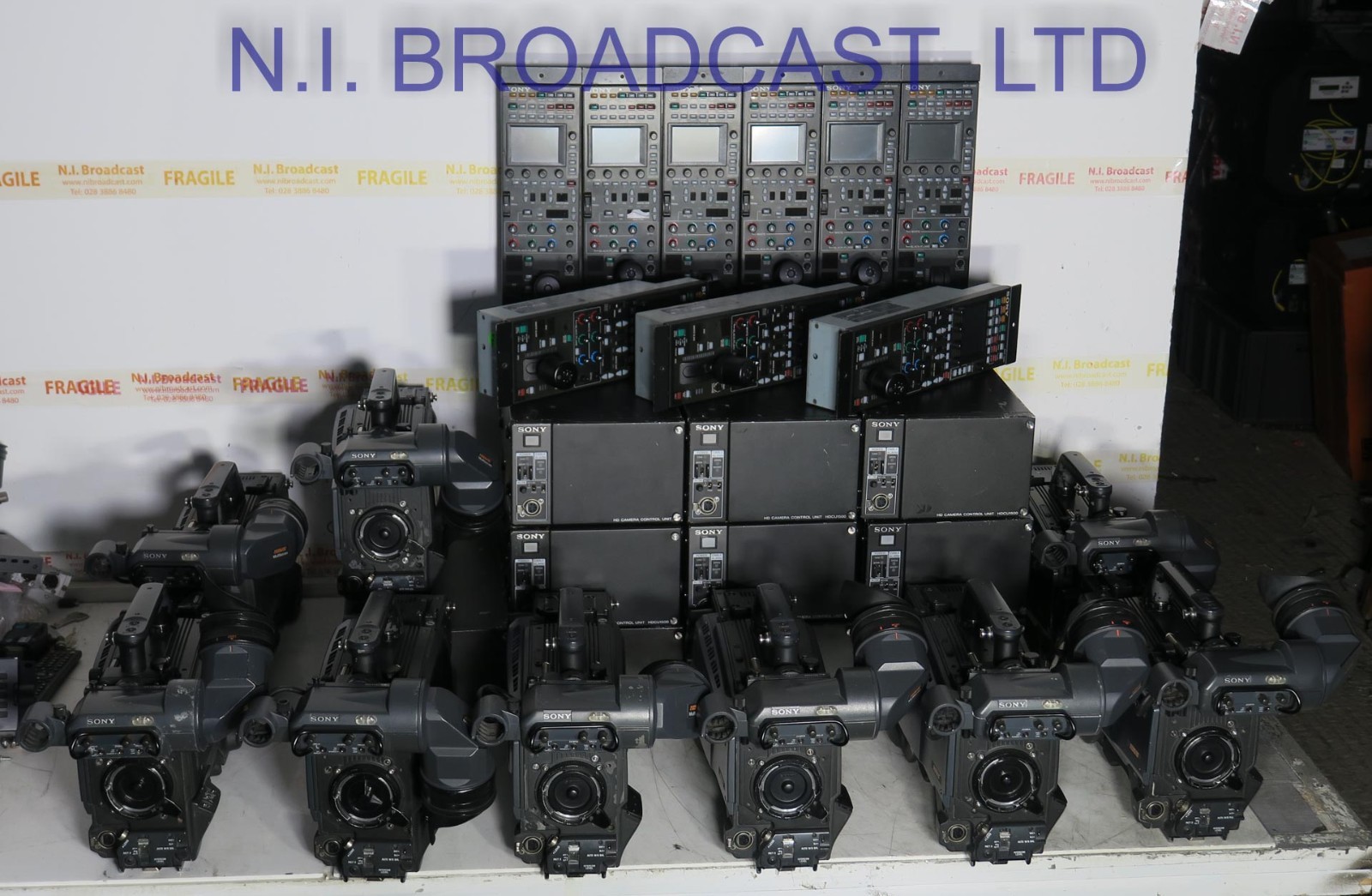 uptp 20x Sony hdc1500 HD  multiformat high definition fibre camea channels