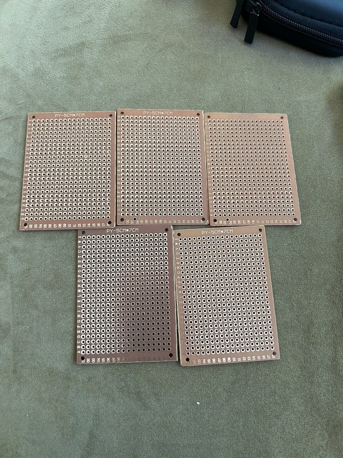 5X7Cm Single Sided Universal Paper Printed Circuit Board 5 Piece