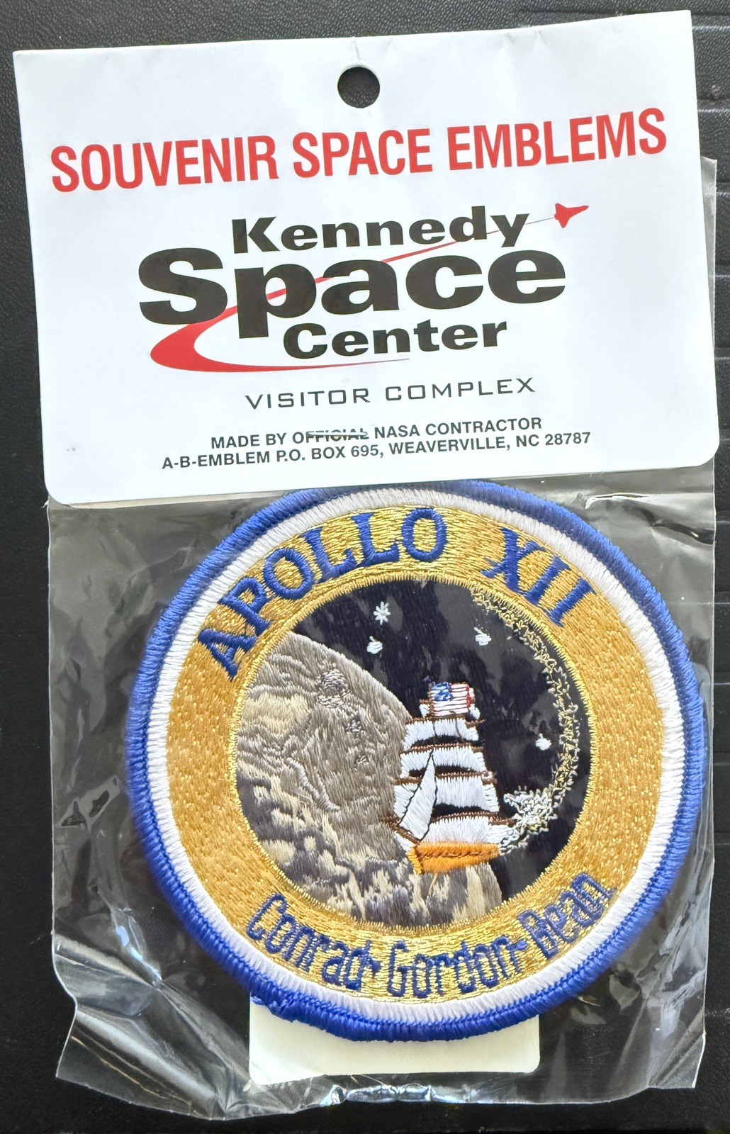 NASA Kennedy Space Center Apollo XII Patch New In Package