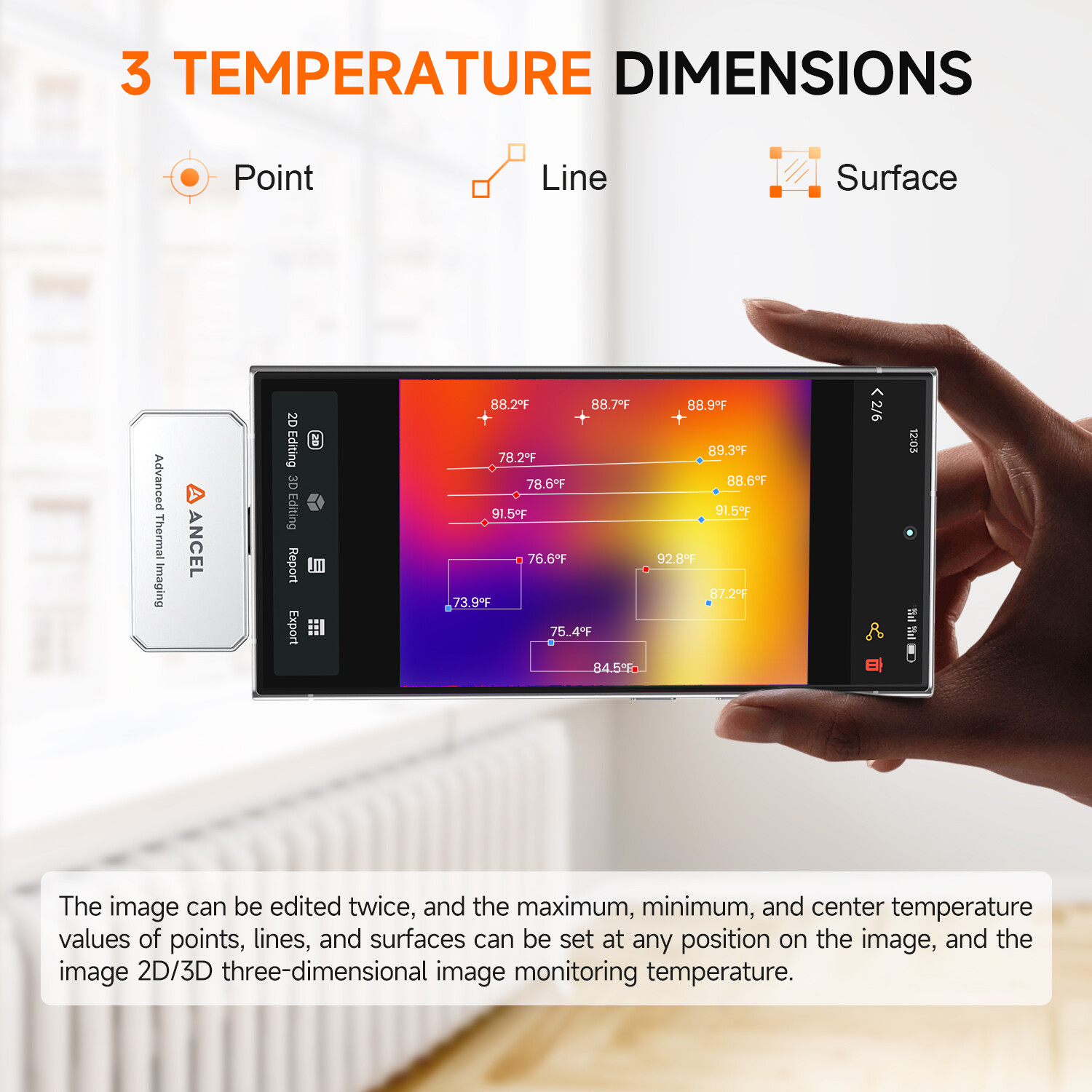 Thermal Imaging Camera Infrared Thermal Imager for Android USB-C Professional
