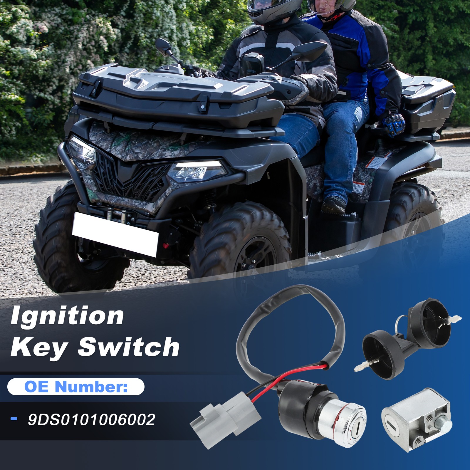 ATV Ignition Lock Switch Key Set for CFMOTO CFORCE 600 625 CF600 9DS0101006002
