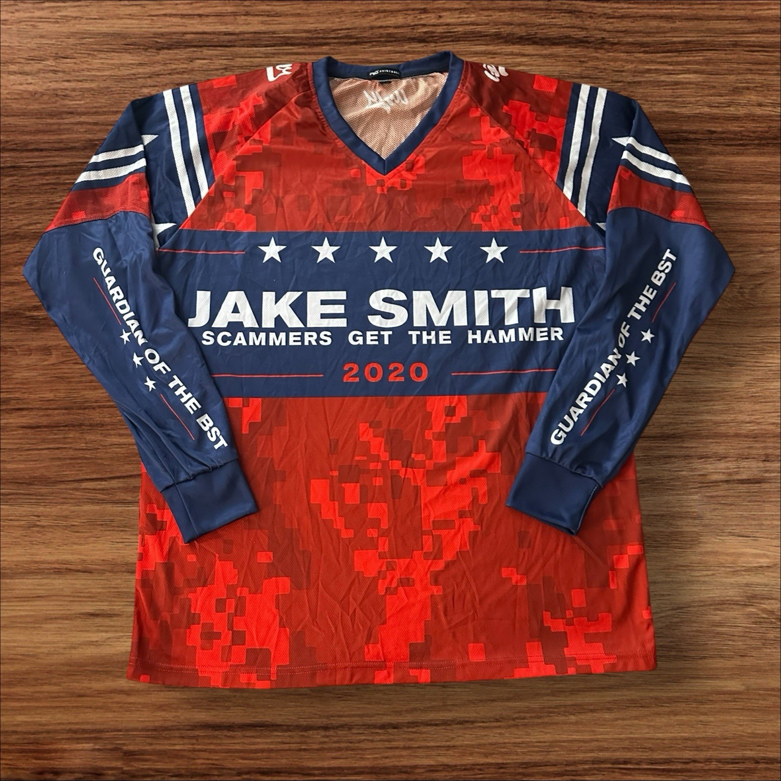 Ugly Paintball Jake Smith Jersey Guardian Of The BSTs Scammer Hammer XL