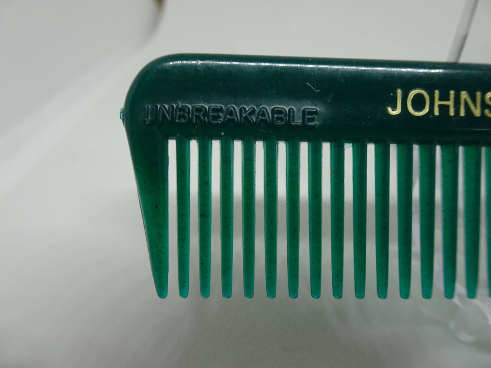 VINTAGE Johnson Space Center Houston Texas green unbreakable comb 5" ..RARE!