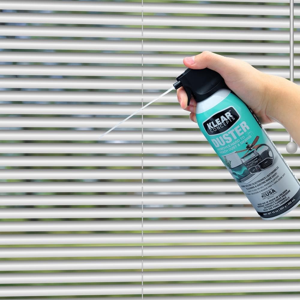 10 oz. Compressed Air Air Duster Cleaning Compressor Ozone Safe 2 Pack of Can