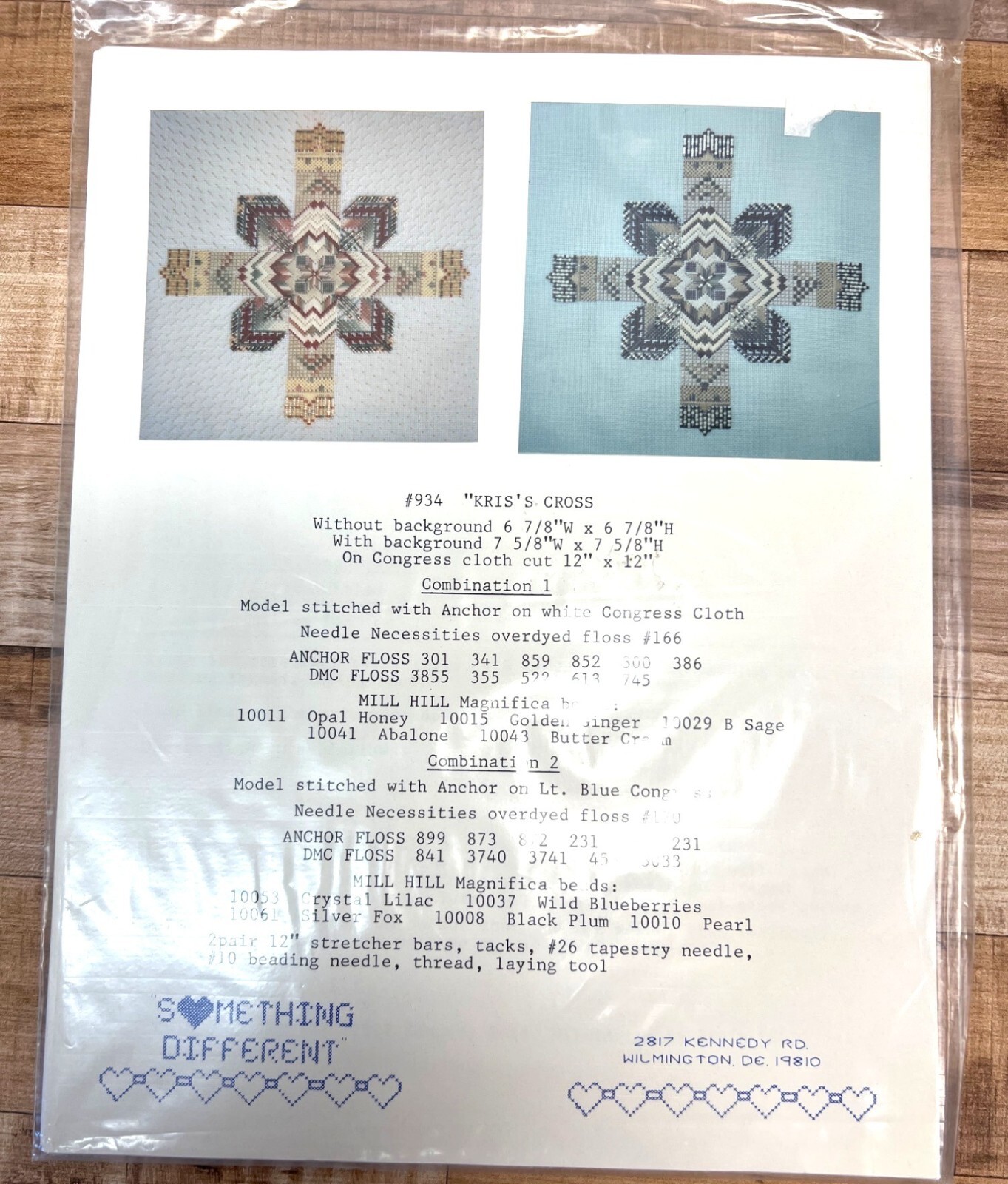 Kriss Cross Needlework Pattern