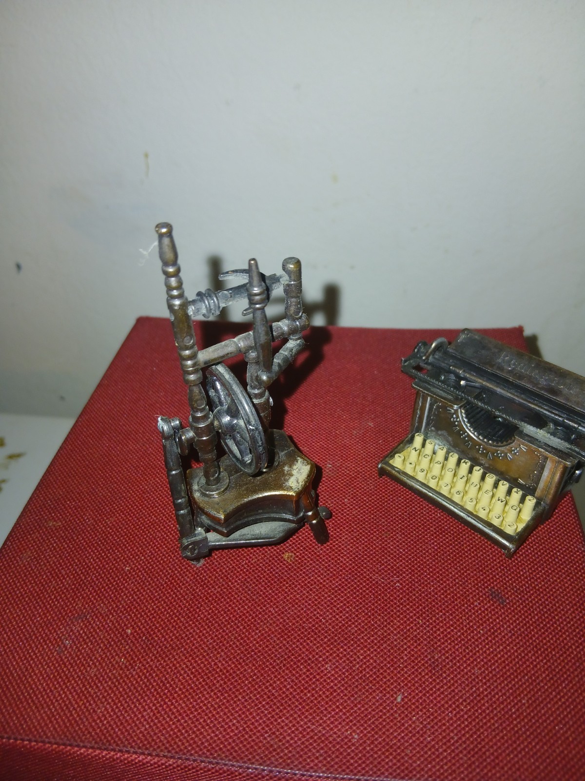 3 Minature Brass Pencil Shapeners