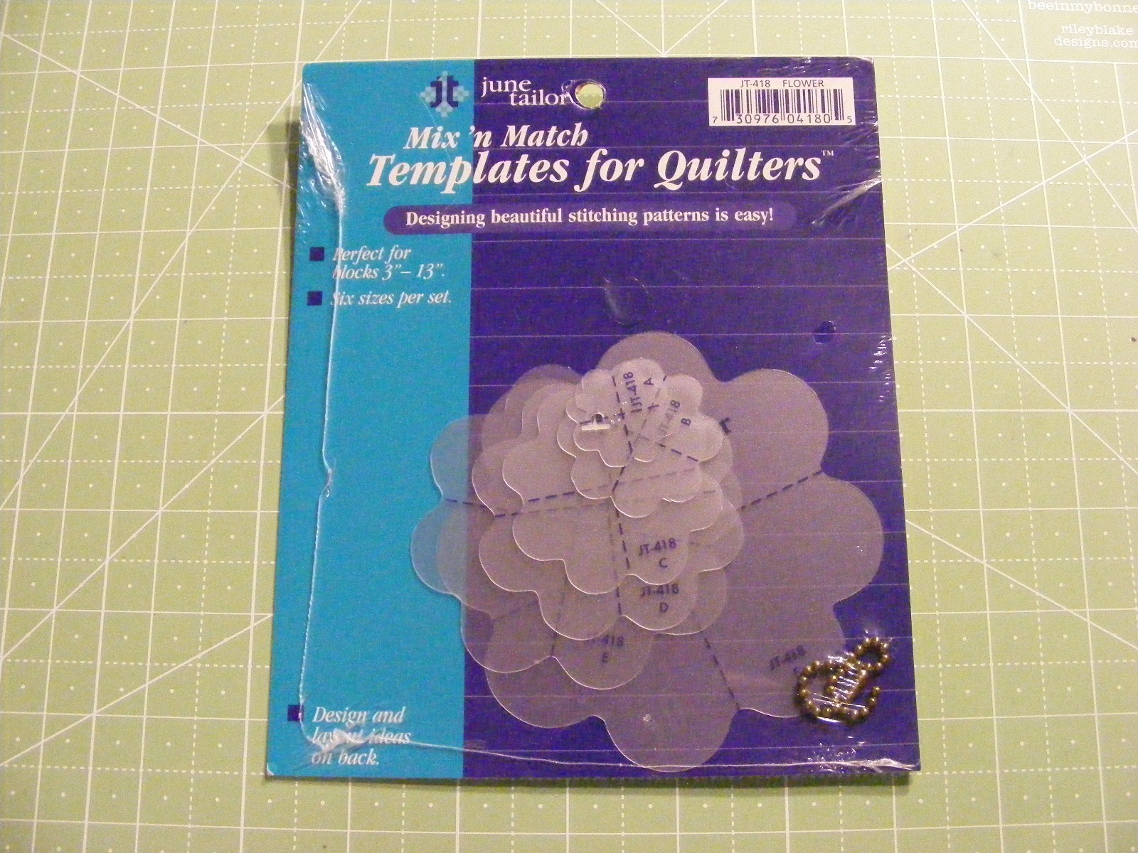 June Tailor Mix ‘n Match Template for Quilters Flower Quilt Quilting Pattern New