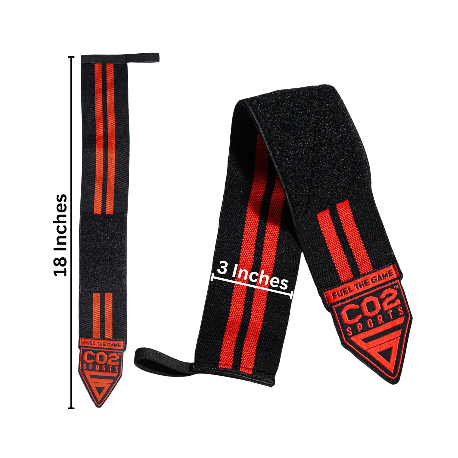 Titan Weightlifting Wrist Wraps, 18 inch Professional, Heavy Duty Thumb Loop,...