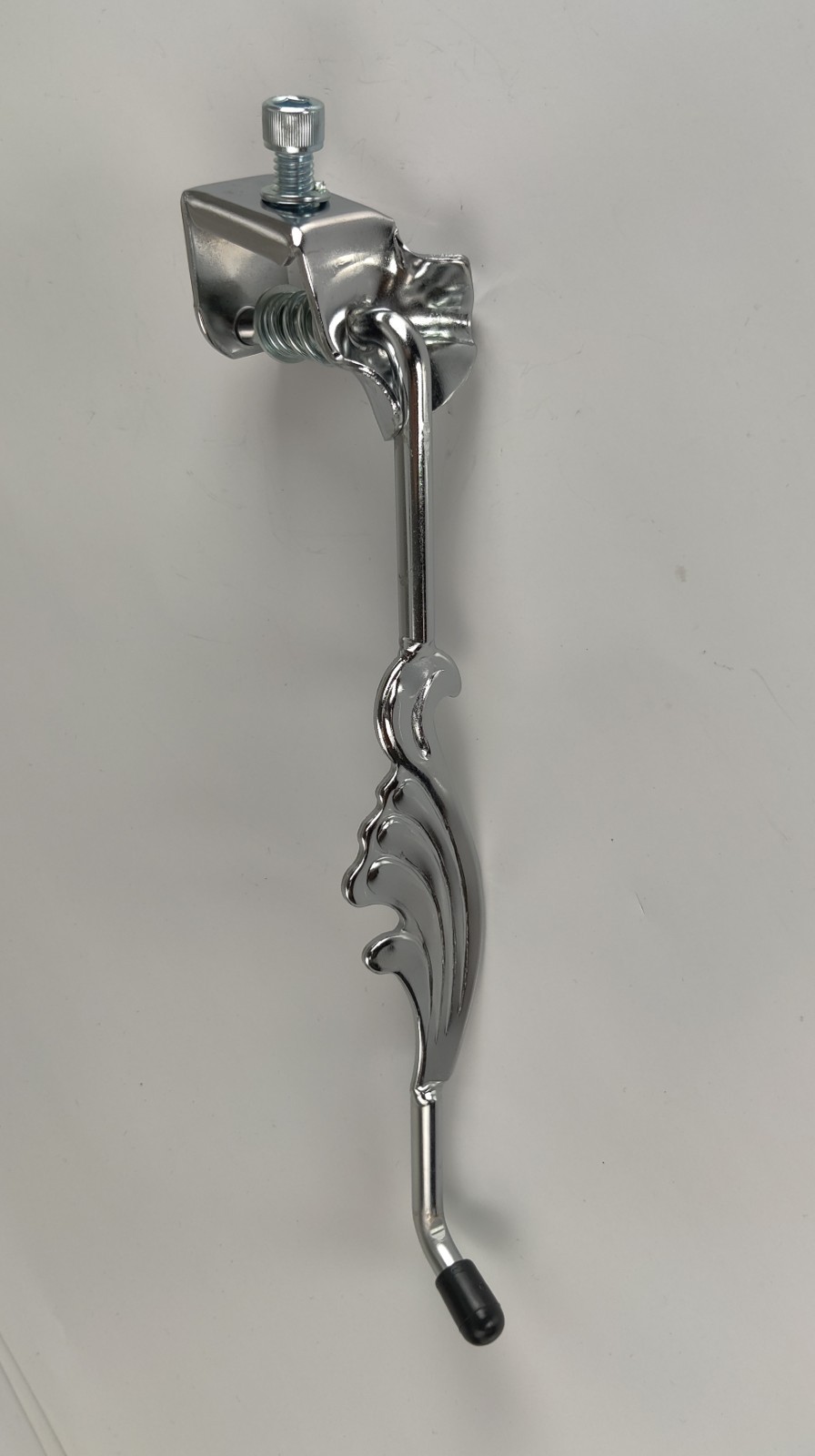 Wing Style Bicycle Kickstand Center 10-1/2" Steel Chrome Lowrider Show Bike