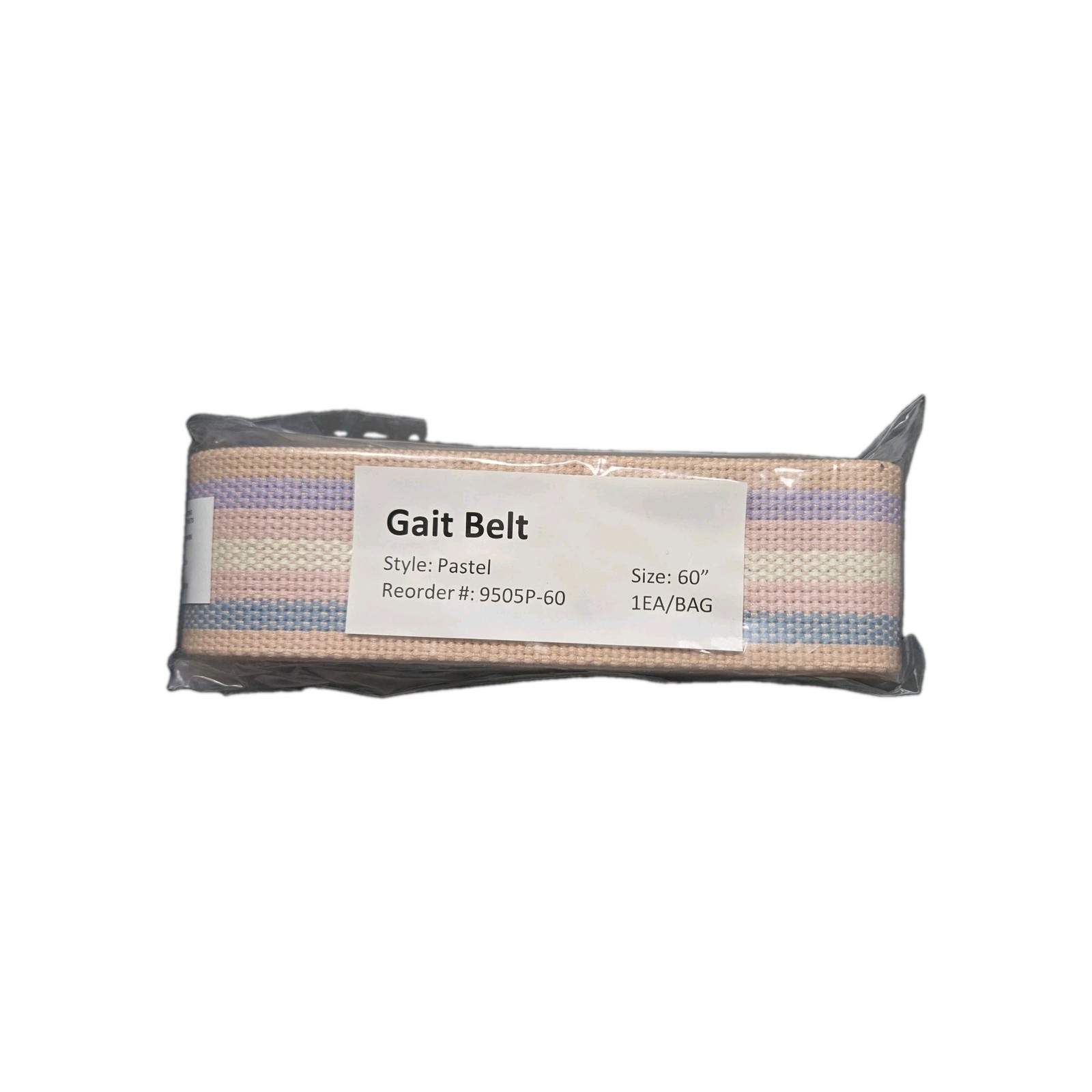 New 60" x 2" Pastel Gait Transfer Belt Quick Release Buckle Patient Lift Aid