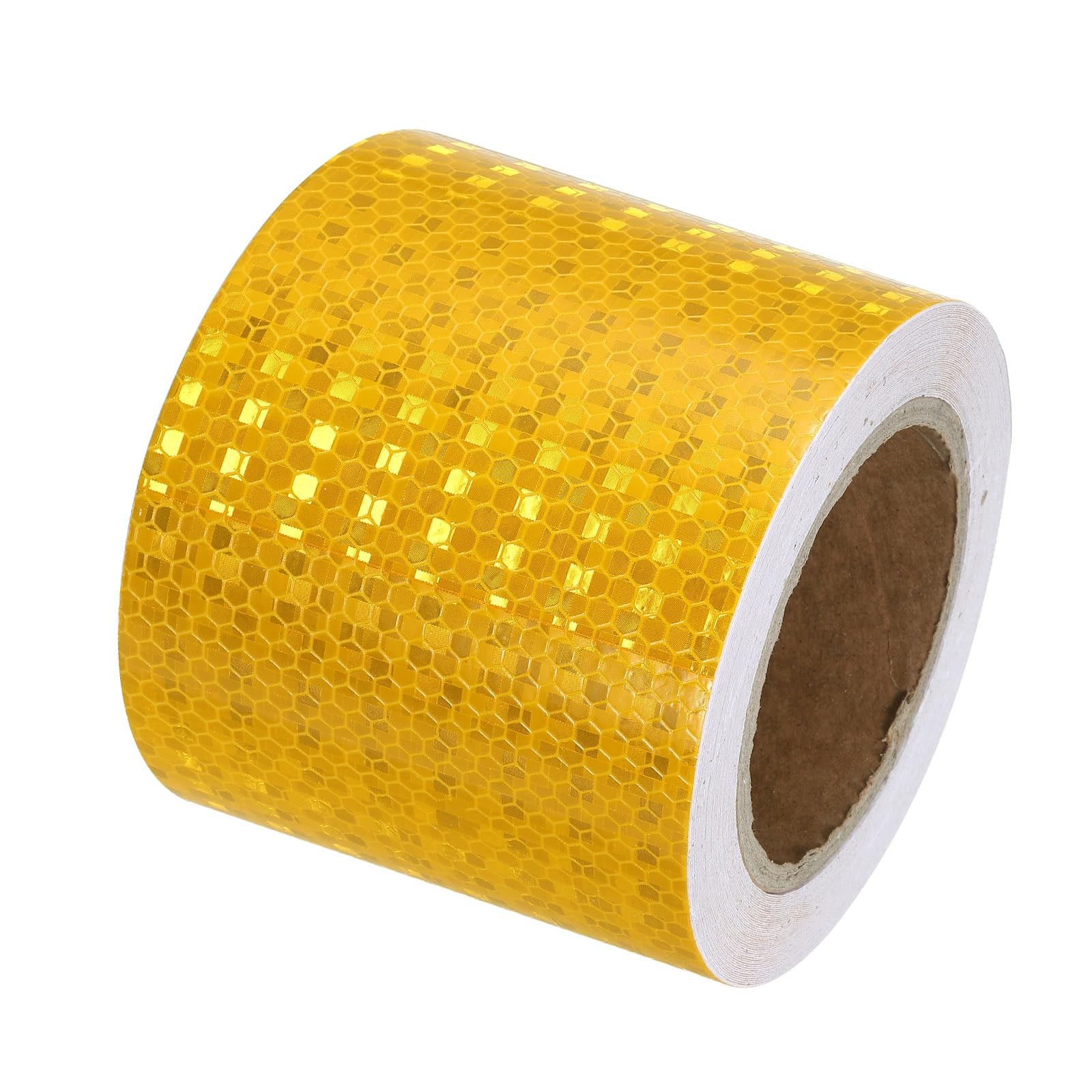 PATIKIL Reflective Tape, 4 Inch x 50 FT Waterproof 4IN x 50FT, Yellow