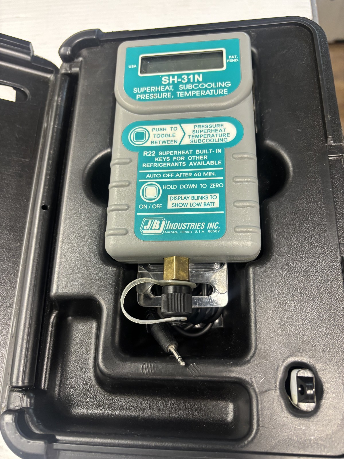 JB Industries SH-35N Superheat-Subcooling Pressure/Temperature Gauge EUC