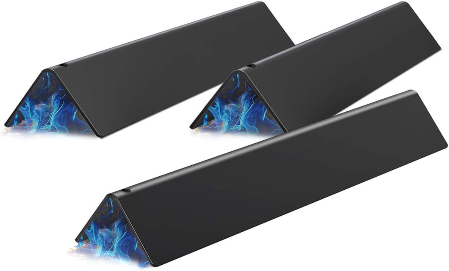 X Home 15.3-Inch Heavier Flavorizer Bars Replacement with Front-mounted Black