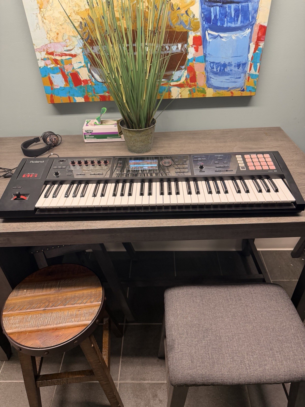 Roland FA-06 61-Key Music Workstation Synthesizer w/ Power Supply $900