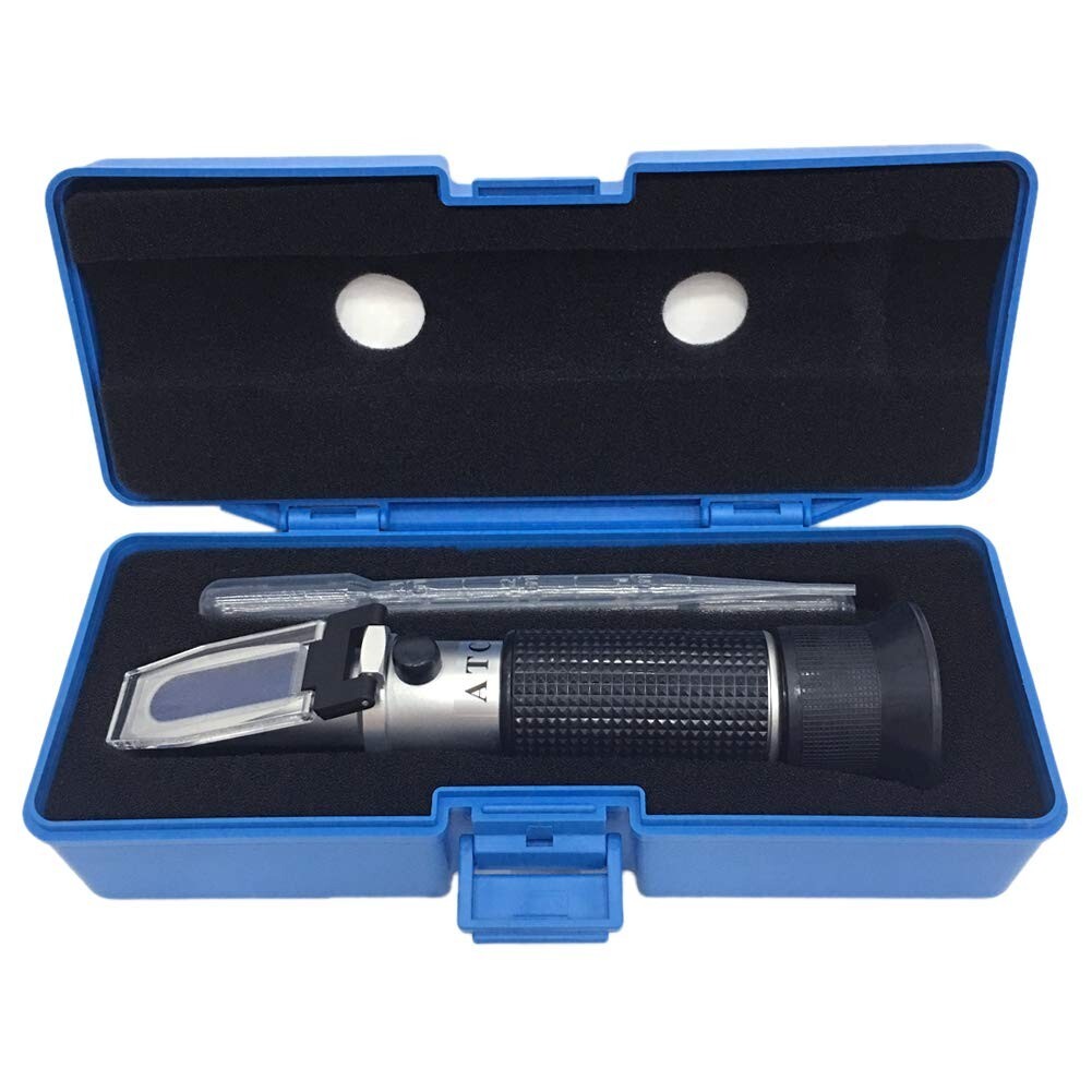 Brix Refractometer with ATC - Accurate Dual Scale Hydrometer for Homebrewing