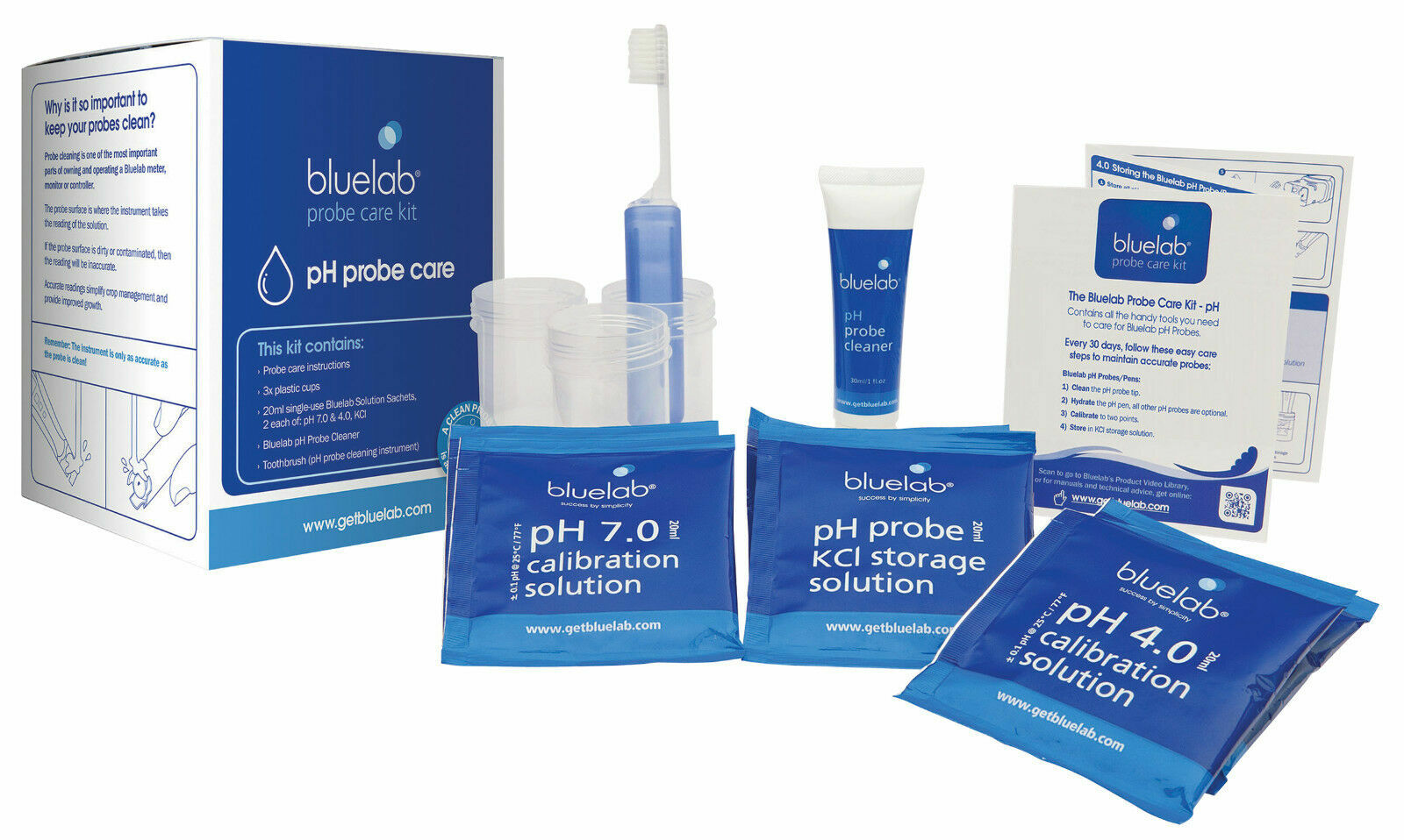 Bluelab pH Probe Care Kit Clean Probes Instruments