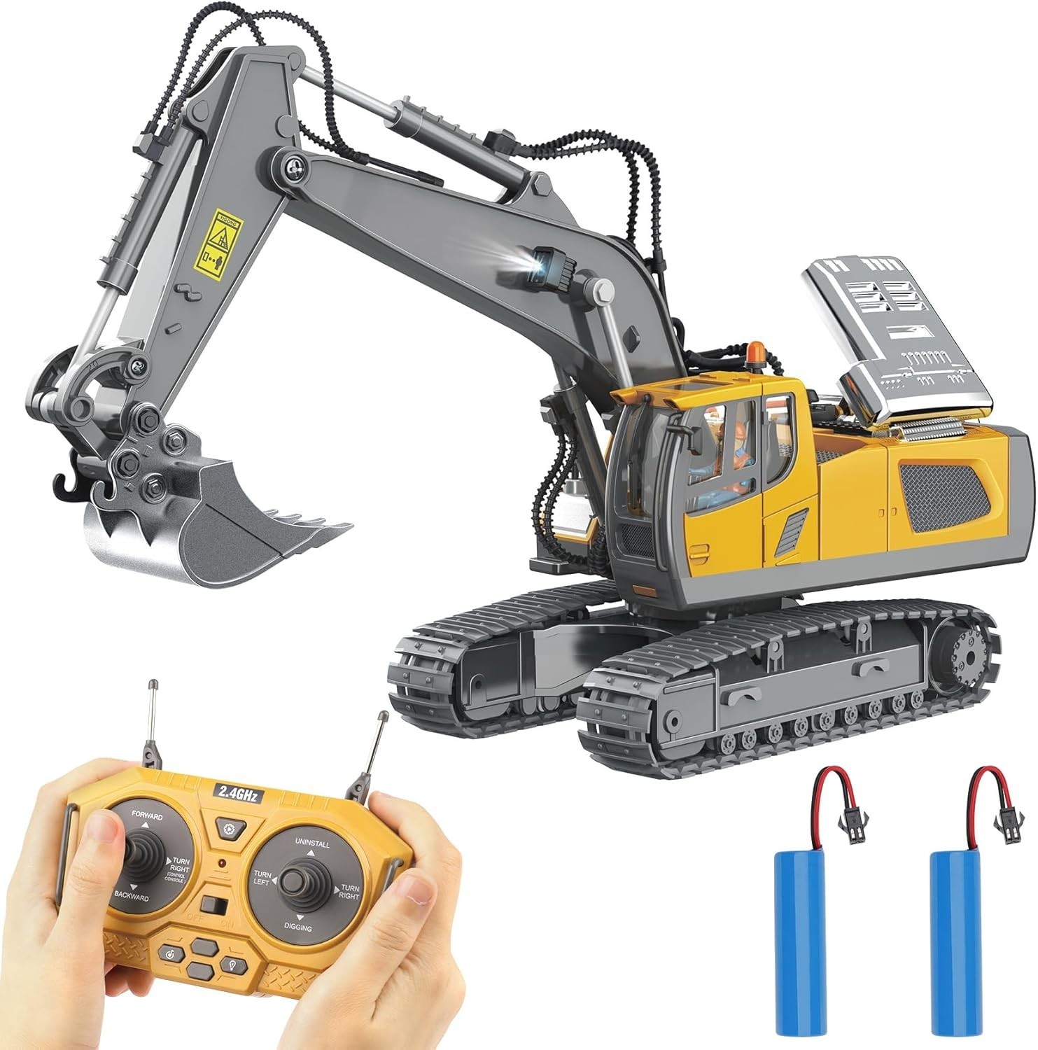Escabadora Excavadora De Juguete A Control Remoto Para Niños Regalo NUEVO US