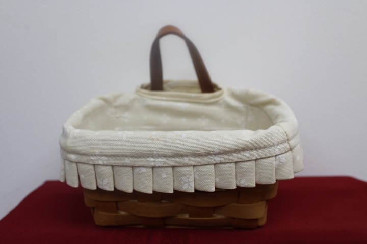 Vtg Longaberger 1997 Mini Hanging Basket