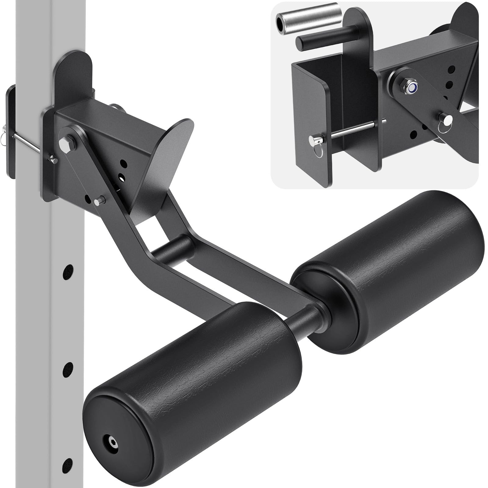 Nordic Hamstring Curl Attachment for 2"x2" Power Rack with 1" or 1/2" Hole, 6...