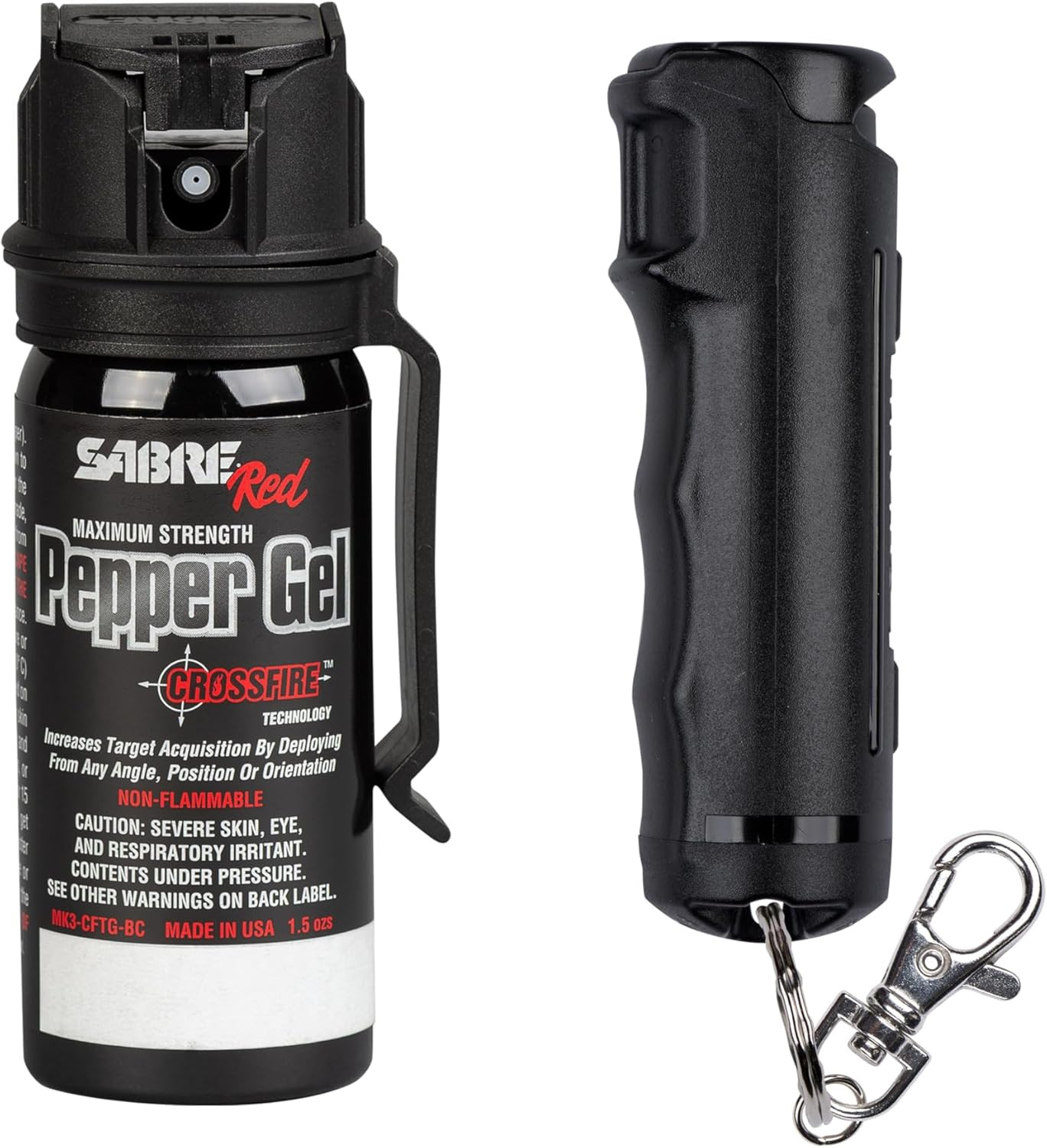 SABRE Crossfire Pepper Gel, Deploys at Any Angle, Maximizes Target Acquisition a