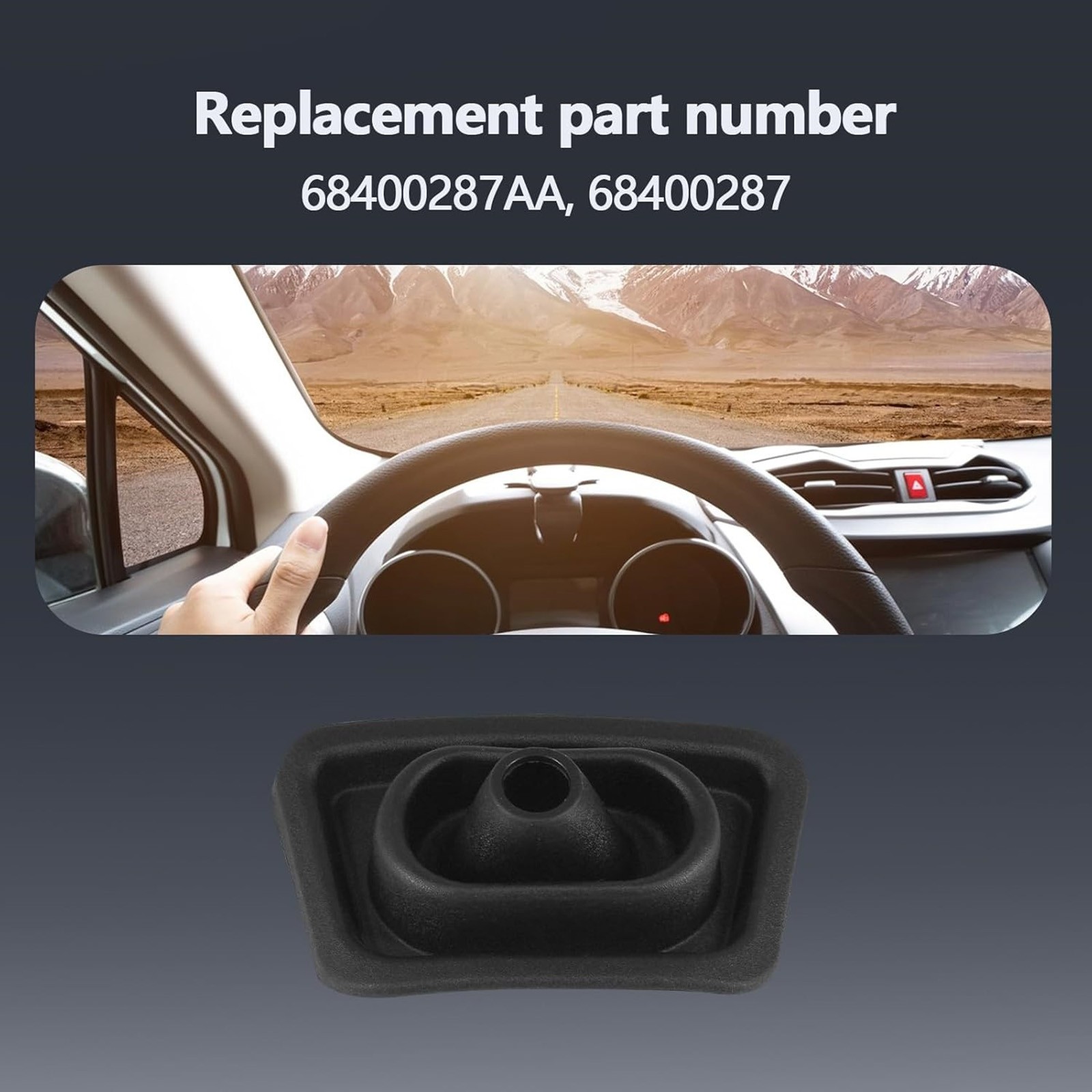 68400287AA Gear Shift Lever Boot Replacement For Ram Pickup Truck 1500-3500